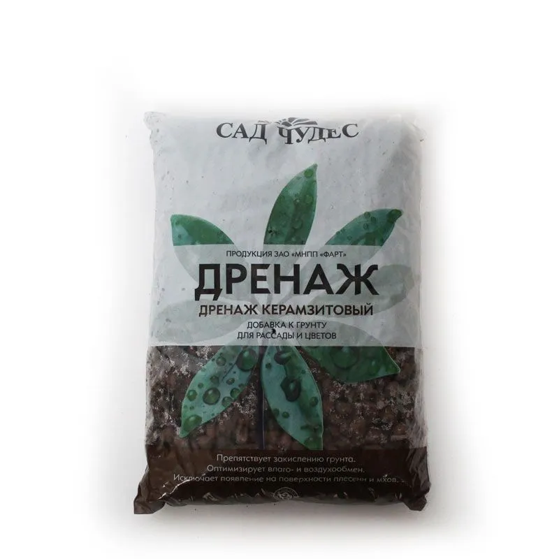 Дренаж керамзитовый крупный, 2л; Фарт