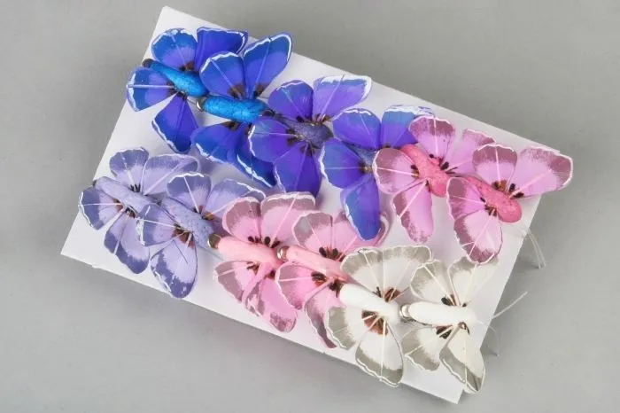 Набор прищепок Бабочка, 5см, 16240 (12шт.)