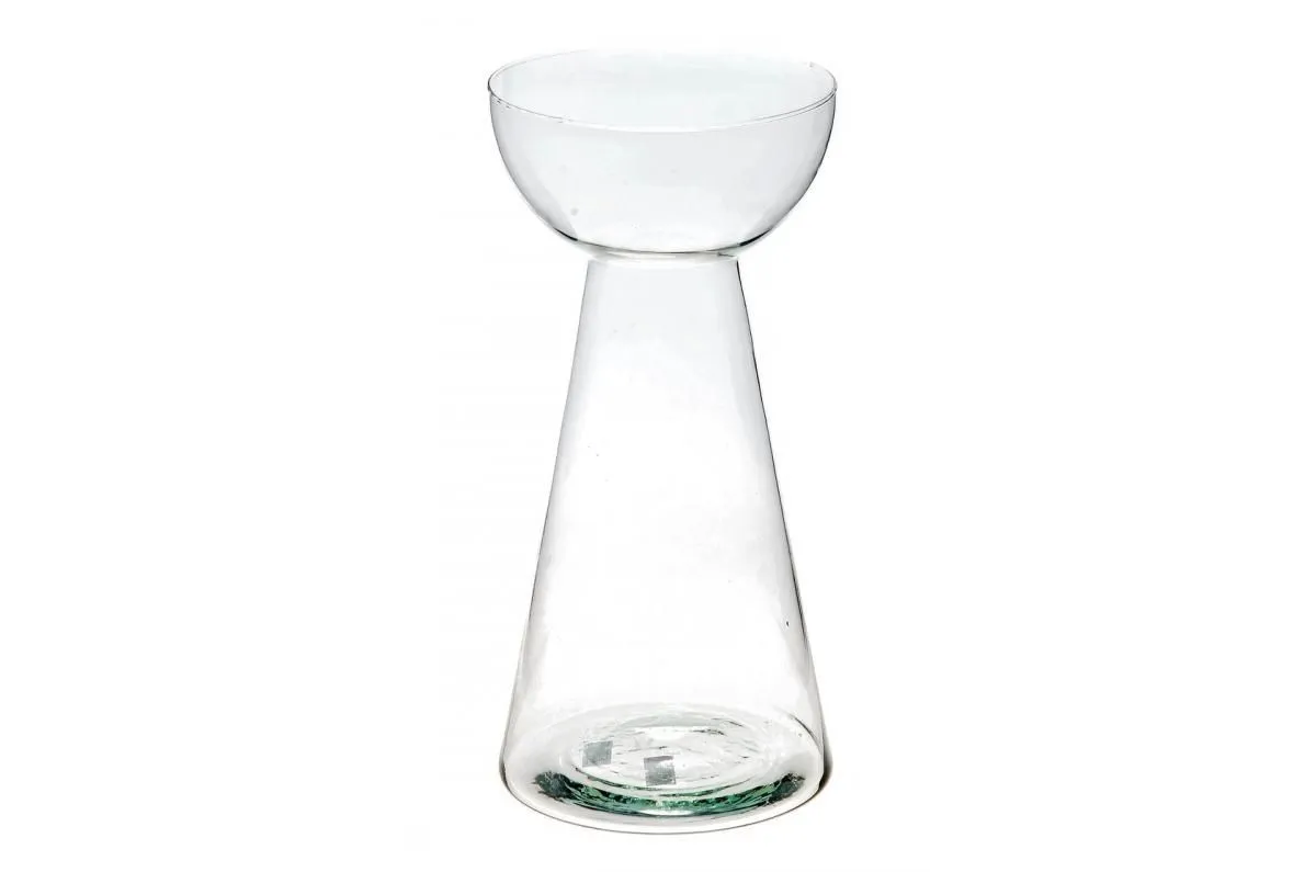 Ваза стеклянная Шаровая, 14,5х30см, 2,3л; Россия