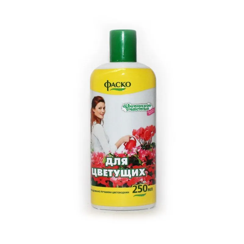 Удобрение для цветущих растений, флакон, 285мл; Цветочное Счастье