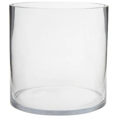 Ваза стеклянная Трубка цилиндр, 20х20см; Китай