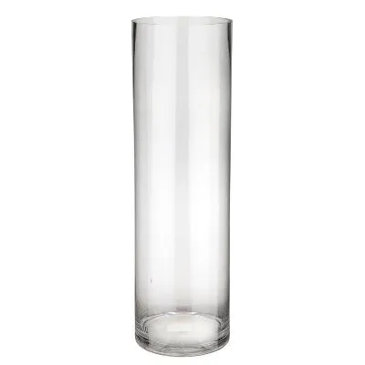 Ваза стеклянная Трубка цилиндр, 50х15см, 13,8л; Россия