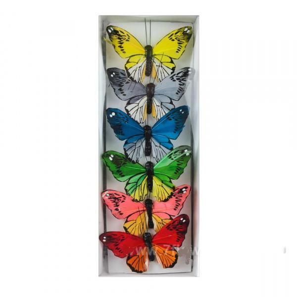 картинка Набор вставок Бабочка, 10см, (6шт.) от магазина Флоранж