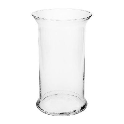 Ваза стеклянная Конус D12/6xH39см; Россия