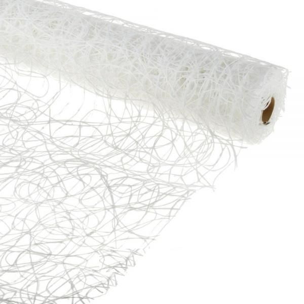 картинка Рулон сетка Сизаль, белый, 53смх4,5м; Корея от магазина Флоранж