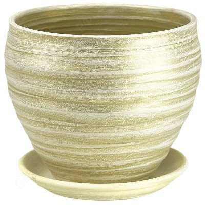 Горшок Модерн классика, оливковый, d24смх22см, 6,5л/Россия