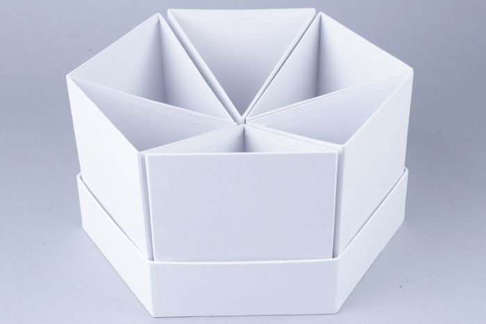 Коробка Тортик набор из 6 частей, белая, 29,5х15