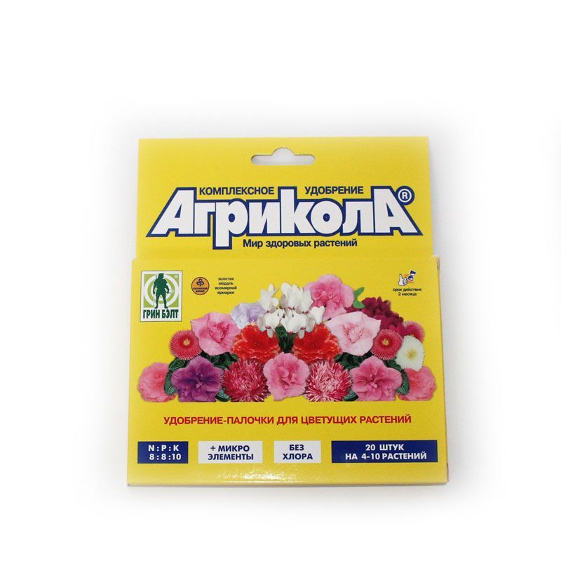 картинка Удобрение  для цветущих растений Агрикола, палочки; Россия от магазина Флоранж