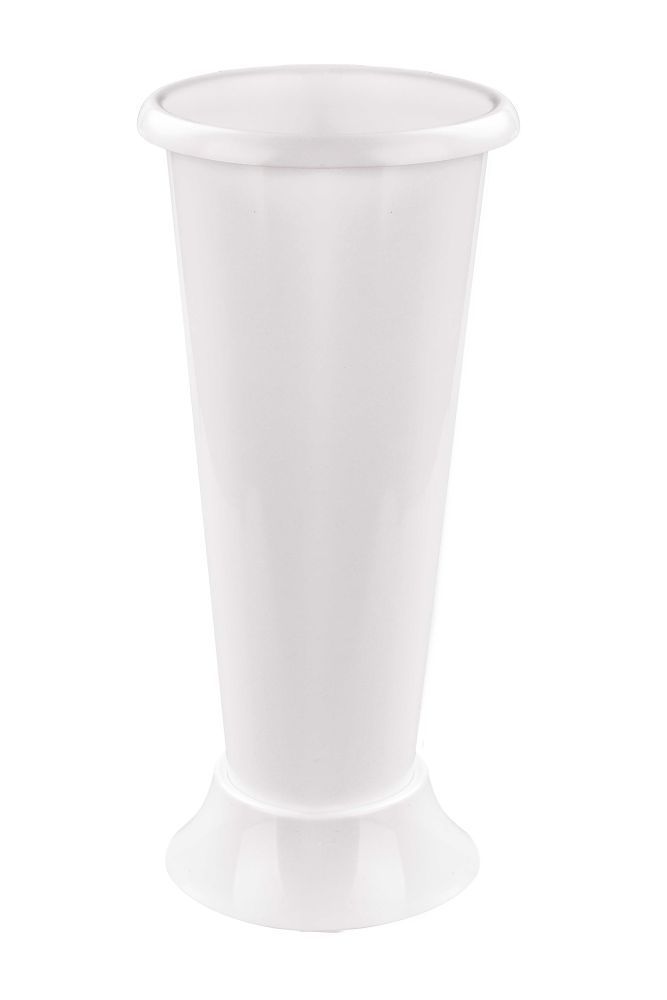 картинка Вазон для цв под срезку Тропики, белый,  200мм*425мм /Россия от магазина Флоранж
