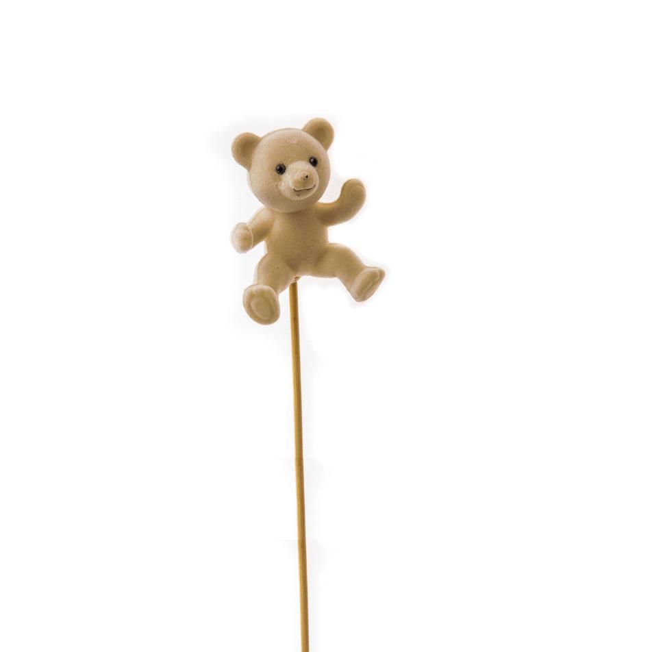 картинка вставка Медвеженок 6x50см кремовый от магазина Флоранж