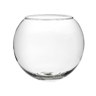 Ваза стеклянная Шаровая, 21,3х18,8см, 4л; Россия