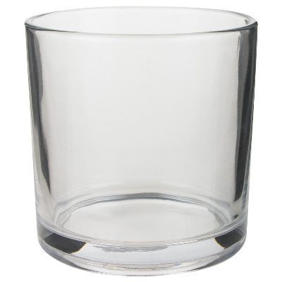 Ваза стеклянная Трубка цилиндр, 10х10см; Россия