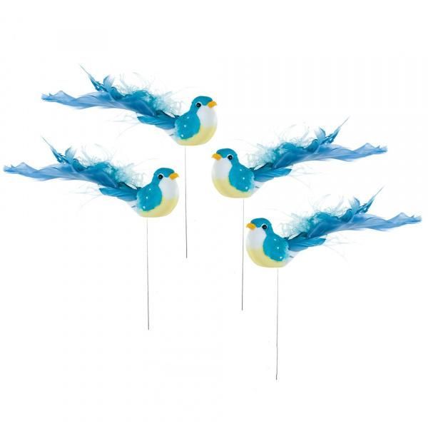картинка Набор вставок Птички, 13см, (4шт.) от магазина Флоранж